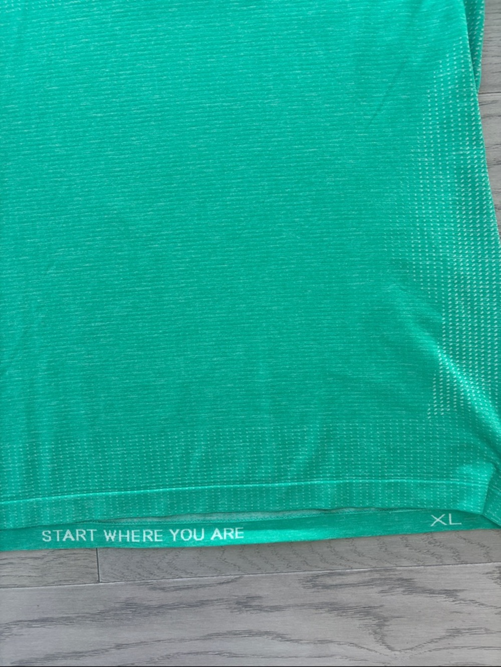 Lululemon Metal Vent Tech Short Sleeve Green Tee Men’s XL - Picture 9 of 9